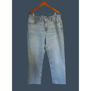 Old Navy Loose Fit Blue Jeans Relaxed Straight Leg Denim Pants 40x32